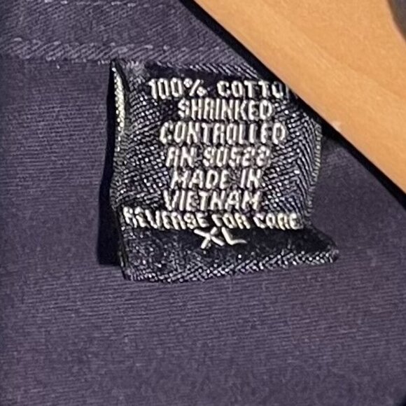 University of Virginia Blue Long Sleeve Button Down Shirt Men's Size XL - Picture 5 of 6